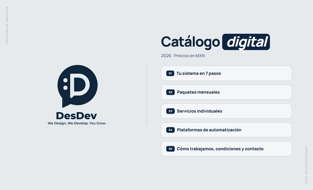 Portada: Catálogo digital 2026